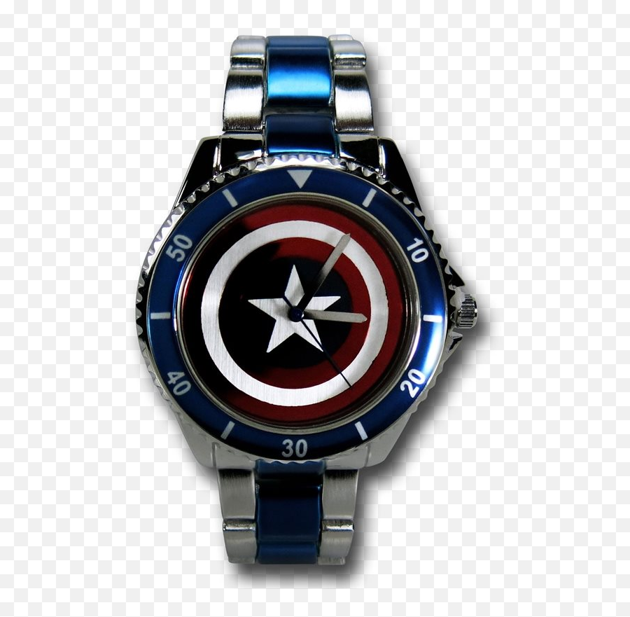 Captain America Mask Png - Analog Watch,Captain America Transparent Background