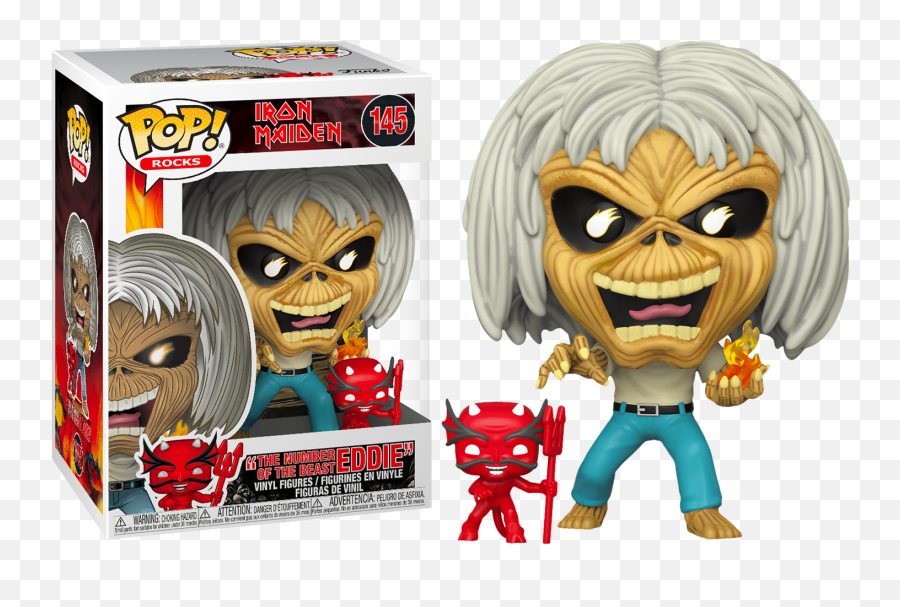 Preorder Iron Maiden - Eddie Funko Pop Iron Maiden Png,Iron Maiden Png