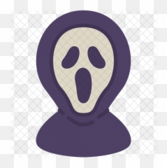 Ghost Face Icon Of Flat Style - Illustration Png,Ghost Face Png