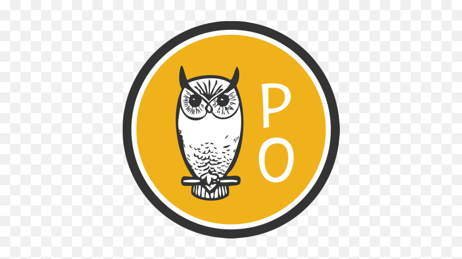 Perched Owl Logo - Prints Of Love Owl Drawing Png,Owl Logo