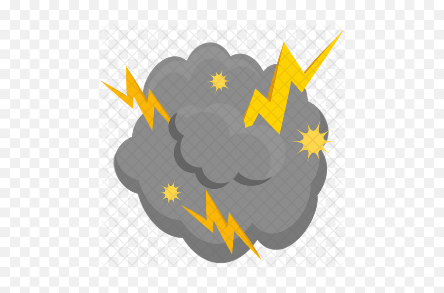 Explosive Fireball Icon Of Flat Style - Emblem Png,Fireball Logo Png