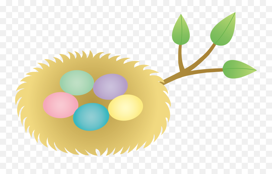 Free Easter Clipart - Bird Egg Clipart Png,Easter Clipart Transparent