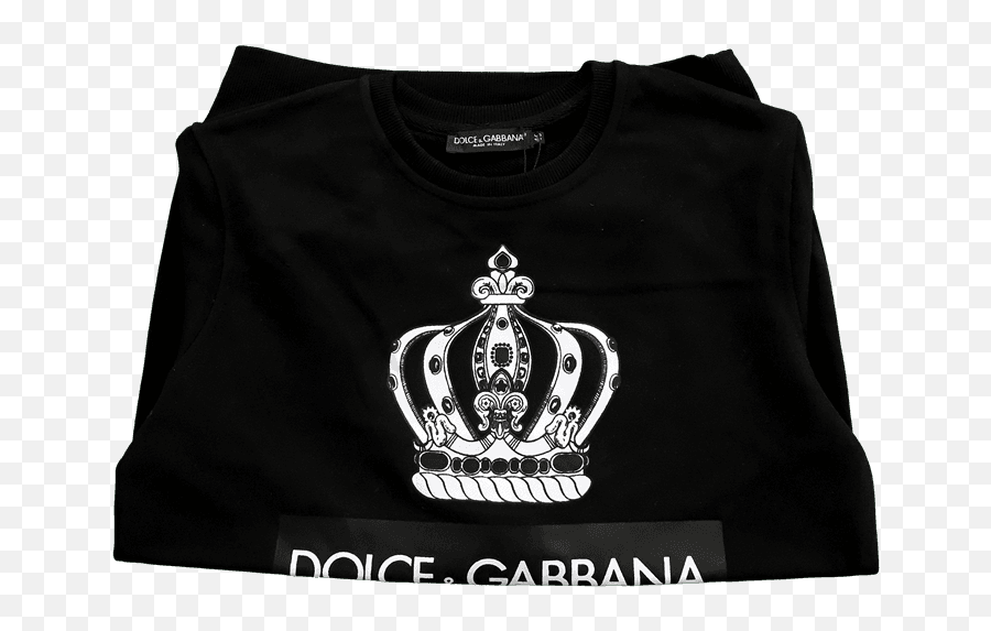 Black New Sweatshirt Png Dolce Gabbana Logo
