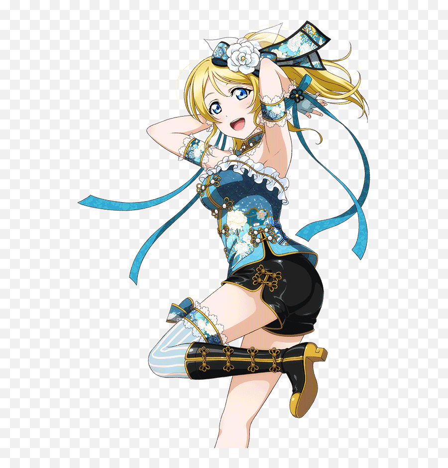 School Idol Tomodachi - Eli Ayase Chinese Dress Png,Eli Ayase Transparent