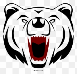 Polar Bear Face Cartoon Png Download - Drawings Of Grizzly