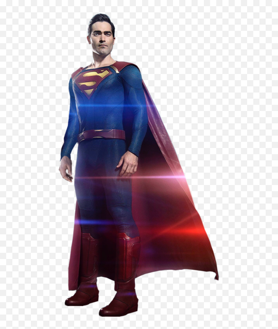 Supergirl Superman Full Body Transparent By Spider - Maguire Tyler Hoechlin Vs Henry Cavill Png,Supergirl Transparent