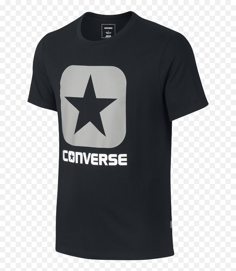 Converse Boxstar Menu0027s T - Shirt Size Large Black Mexican Restaurant Png,Converse Logo Png