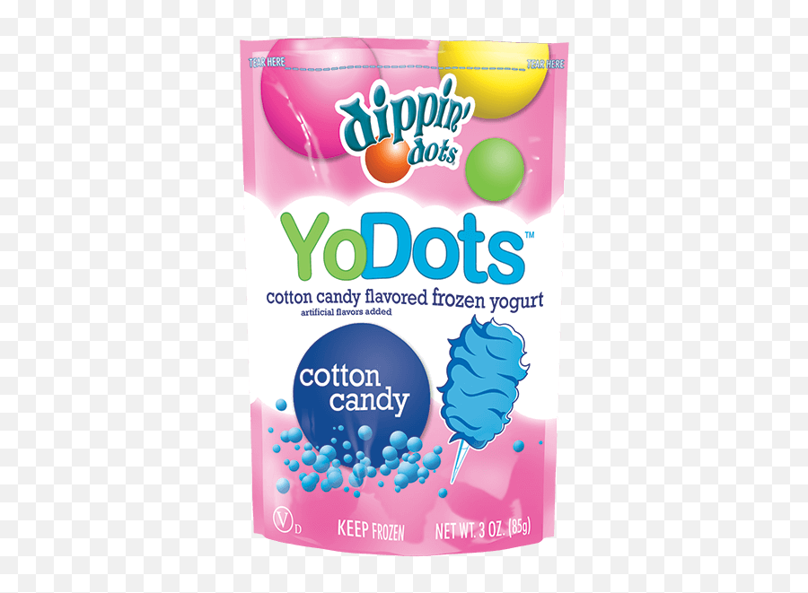 Yodots Cotton Candy Dippinu0027 Dots - Dippin Dots Vanilla Png,Cotton Candy Png