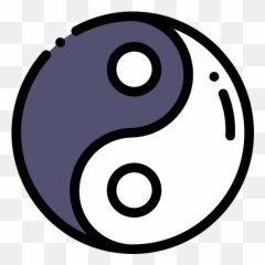 Ying Yang - Free wellness icons Circle png