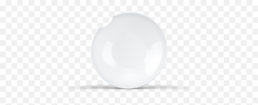 Small Deep Plates With Bite - Circle Png,White Plate Png
