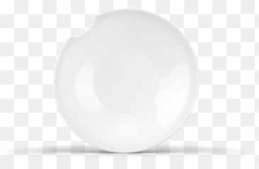 Small Deep Plates With Bite - Circle Png,White Plate Png