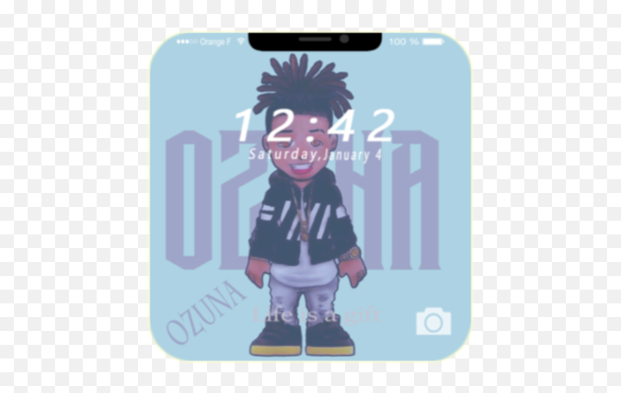 Lock Screen Ozuna - Ozuna Cartoon Png,Ozuna Png