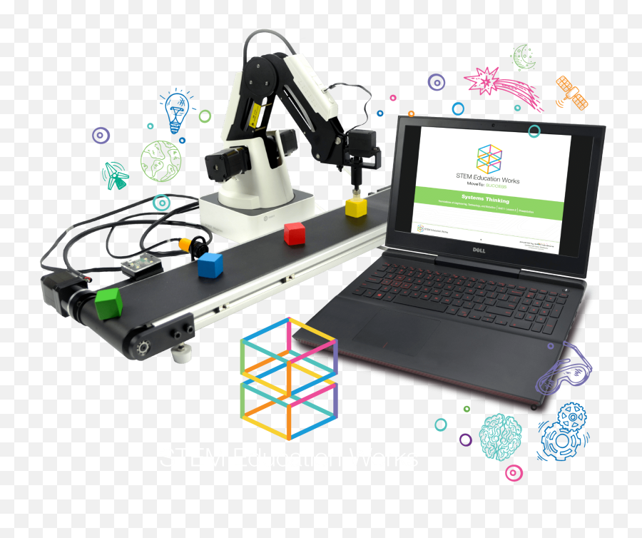 Stem Education Works Product Graphic Sdi Innovations - Office Equipment Png,Keyboard Transparent Background