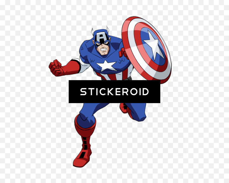 Download Hd Captain America Comic - Captain America Cartoon Drawing Png,Captain  America Comic Png - free transparent png images 