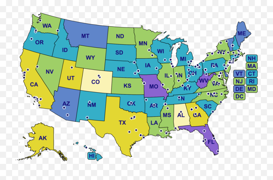 Mapping Better Hearing U2014 Health Foundation - Casper Wyoming On Map Png,Us Map Png
