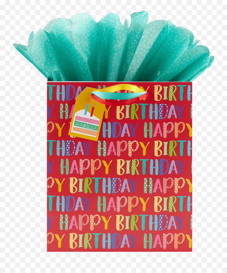 Birthday Fill Medium Gift Bag - Birthday Gift Bag Png,Transparent Ribbon Eel