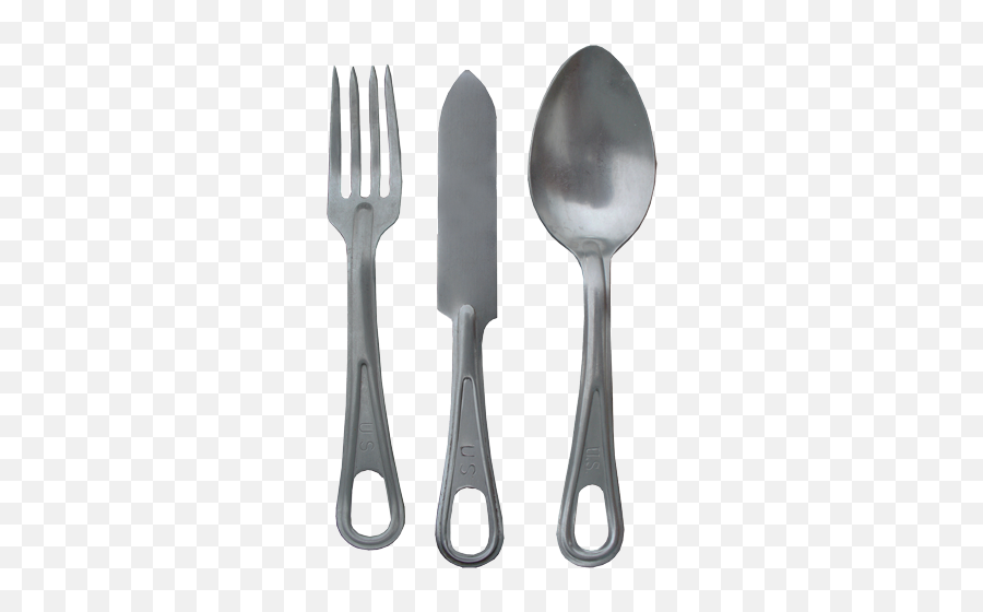 Us Gi Fork Spoon U0026 Knife Set Unused - Fork Png,Fork And Spoon Logo