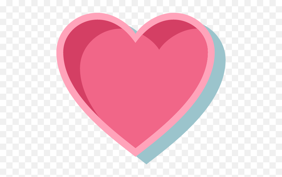 Download Pink Heart With Outline Png Image For Free - Pink Heart Outline Png,Heart Outline Transparent