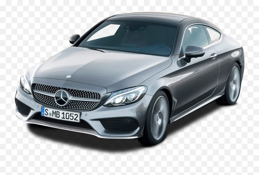 Grey Mercedes Benz C Class Coupe Car - C Class Coupe 2015 Png,Mercedes Benz Png