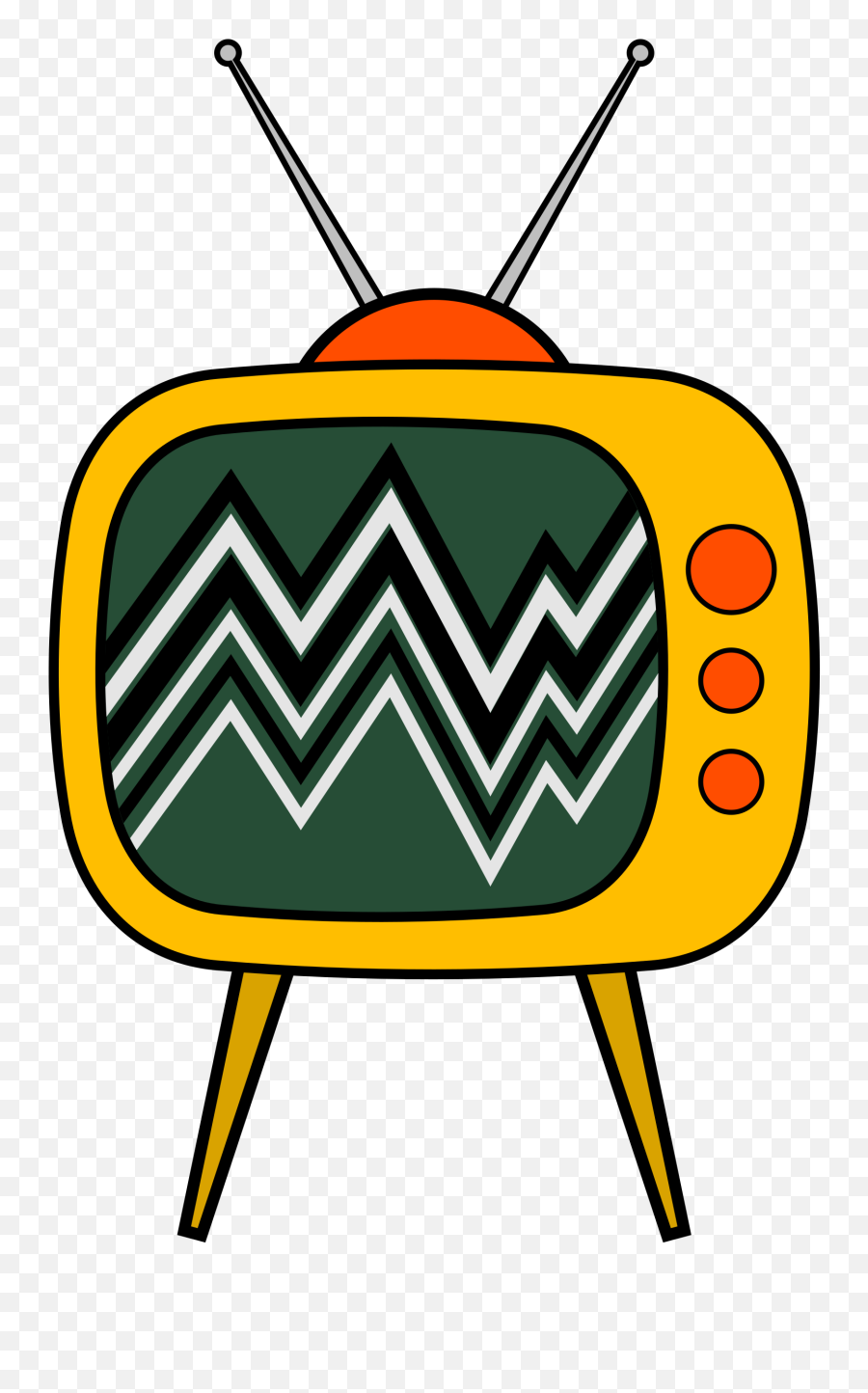 Old Tv Screen Png - Old Tv Cartoon Cartoon Antenna Old Tv Cartoon Png,Antenna Png
