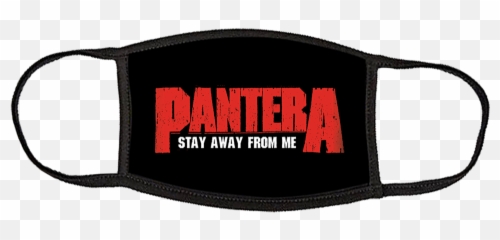 Pantera Logo Stay Away Cloth Face - Mask From Me png