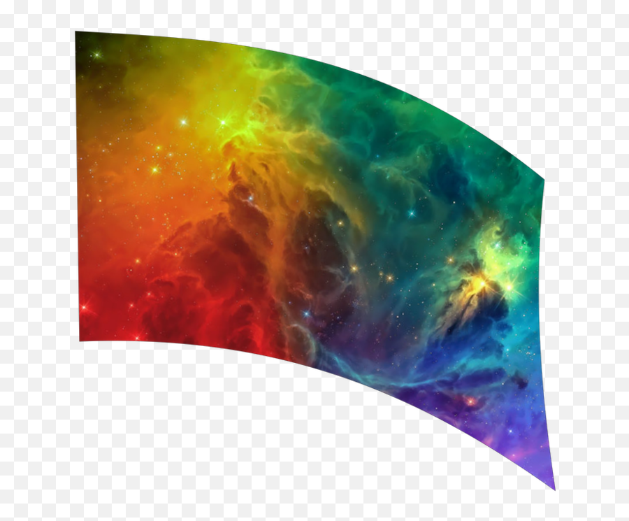 Standard Rainbow Nebula Marching - Color Gradient Png,Nebula Transparent