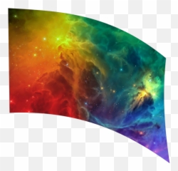 Standard Rainbow Nebula Marching - Color Gradient Png,Nebula Transparent