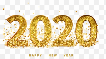 Happy New Year 2020 Text Png Images - Dot