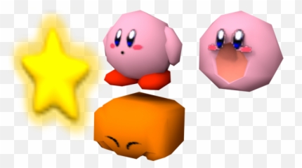 Nintendo 64 - Super Smash Bros 64 Kirby Png,Kirby Face Png