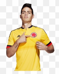 Download Hd James Rodríguez - Colombia Football Shirt 15 16 James Rodríguez Seleccion Colombia Png,James Rodriguez Png