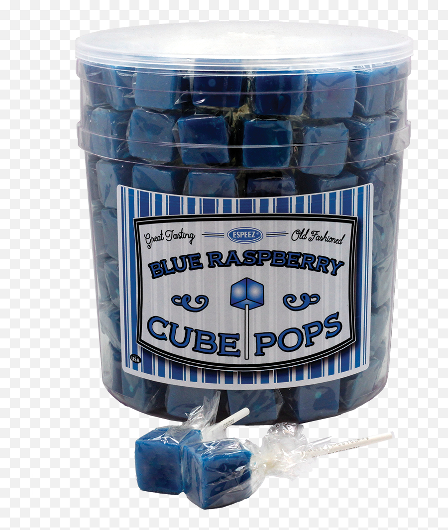 Espeez Cube Pop U2013 Blue Raspberry Mental Munchies - Cylinder Png,Blue Raspberry Png