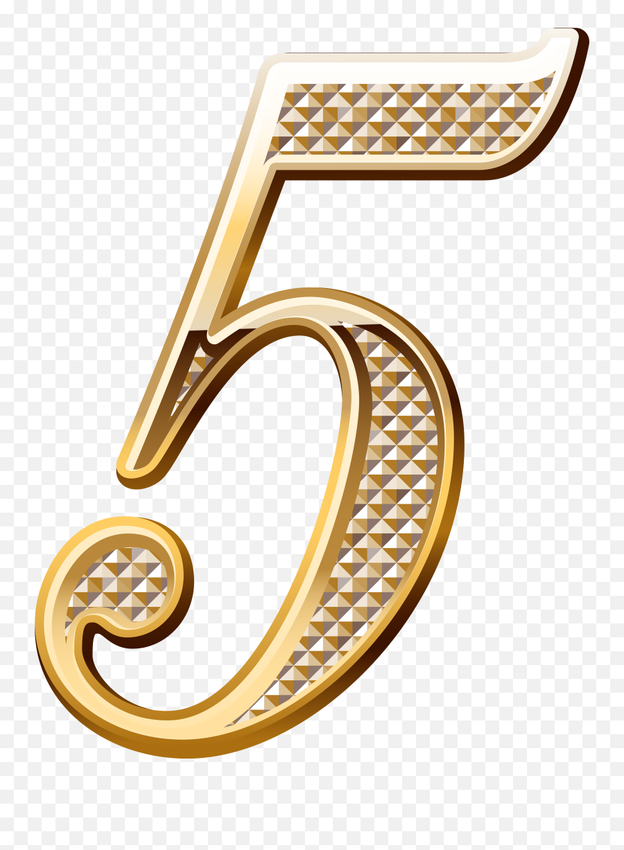 Gold Numbers Png Transparent Image - Golden Number Png,Gold Numbers Png