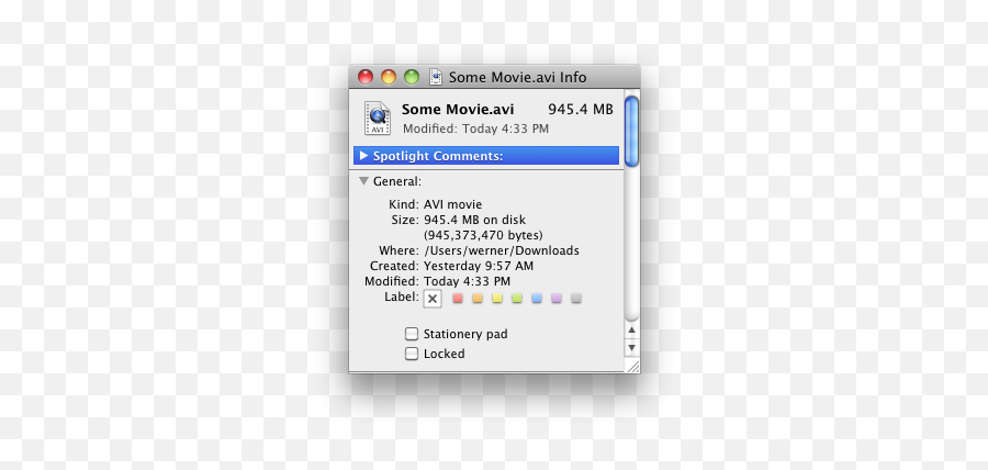 How To Change Which Frame Is Grabbed For The Finder Icon Of - Dot Png,Film Icon Mac