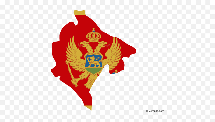 Flag Map Of Montenegro - Montenegro Flag Wallpaper Hd Png,Deutschland Flagge Icon