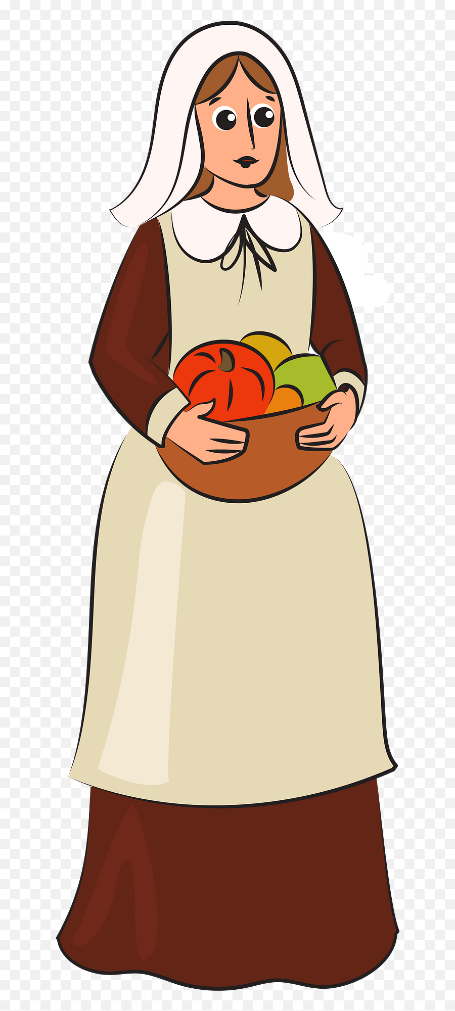 Pilgrim Woman Clipart Free Download Transparent Png - For Women,Pilgrim Hat Icon