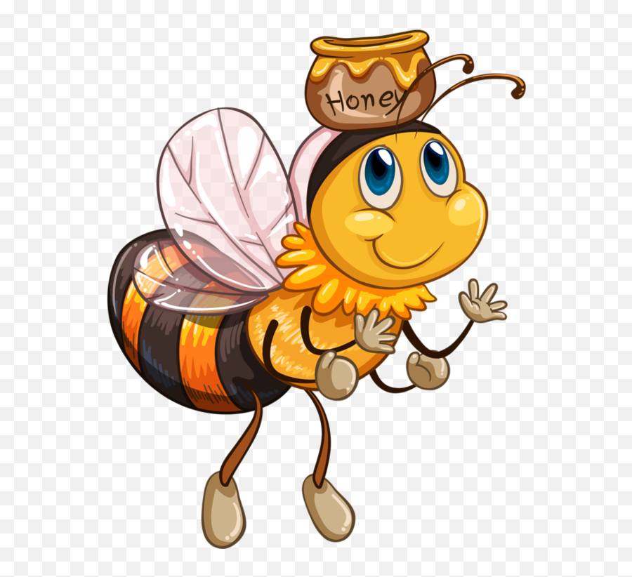Legs Clipart Bee Transparent Free For Download - Honey Bee Cartoon Painting Png,Bee Emoji Png