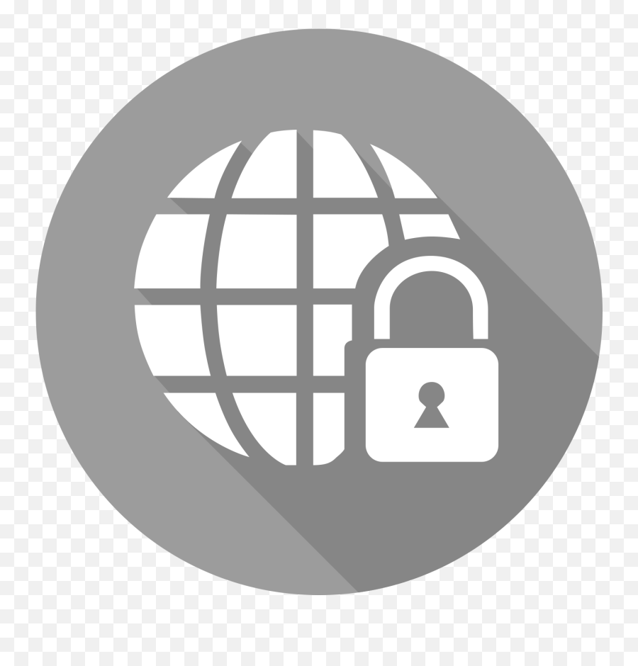 Anti Ddos - Blue Website Icon Circle Hd Png Download Full Transparent Globe Icon Png,Website Icon Blue