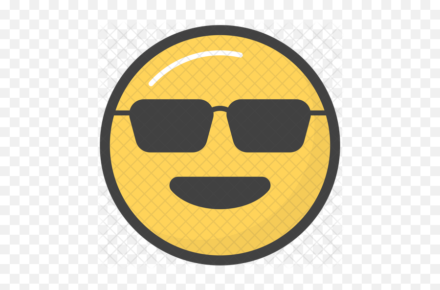 Sunglasses Emoji Icon - Smiley Png,Sunglasses Emoji Transparent