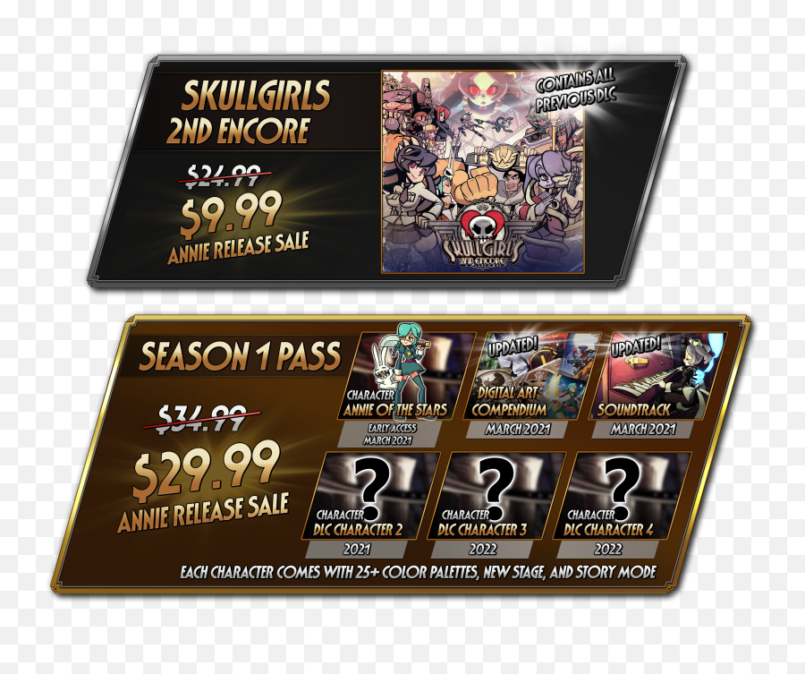 Skullgirls 2nd Encore - Steam News Hub Skullgirls 2nd Encore Dlc Png,Valentine Skullgirls Icon
