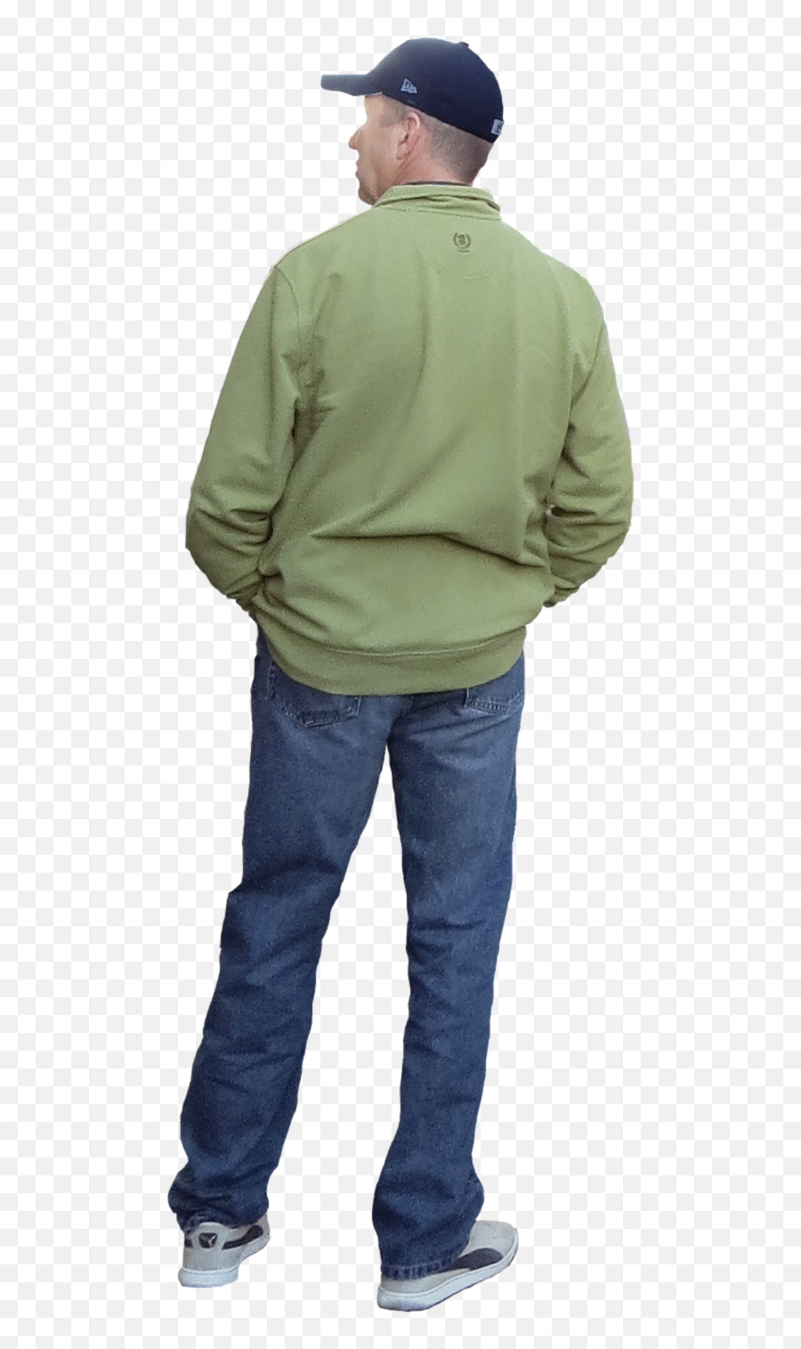 Standing Man Transparent Png Clipart - Person From Behind Png,Man Png