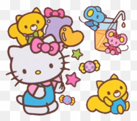 Kawaii Png Tumblr - Summer Hello Kitty Coloring Pages,Molang Png