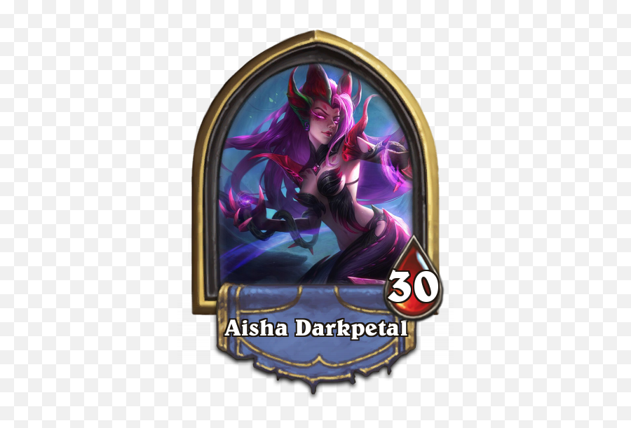 Custom Class - Aisha The Alraune Wip Custom Hearthstone New Druid Hero Hearthstone Png,Fury Warrior Icon