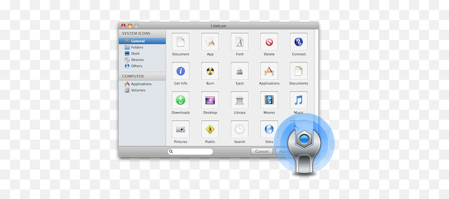 Free Download Liteicon For Mac Os X Lionsnow Leopard To - Technology Applications Png,System Icon Mac