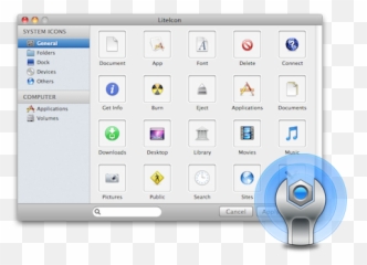 Free Download Liteicon For Mac Os X Lionsnow Leopard To - Technology Applications Png,System Icon Mac