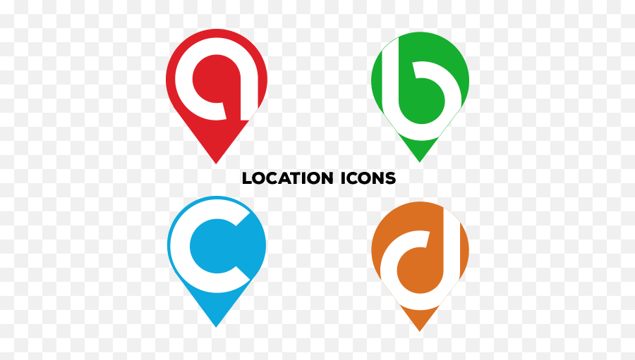 Free Abcd Letters In Location Icons Pin Icon Symbol - Iron Horse Ranch House Png,Icon Symbole