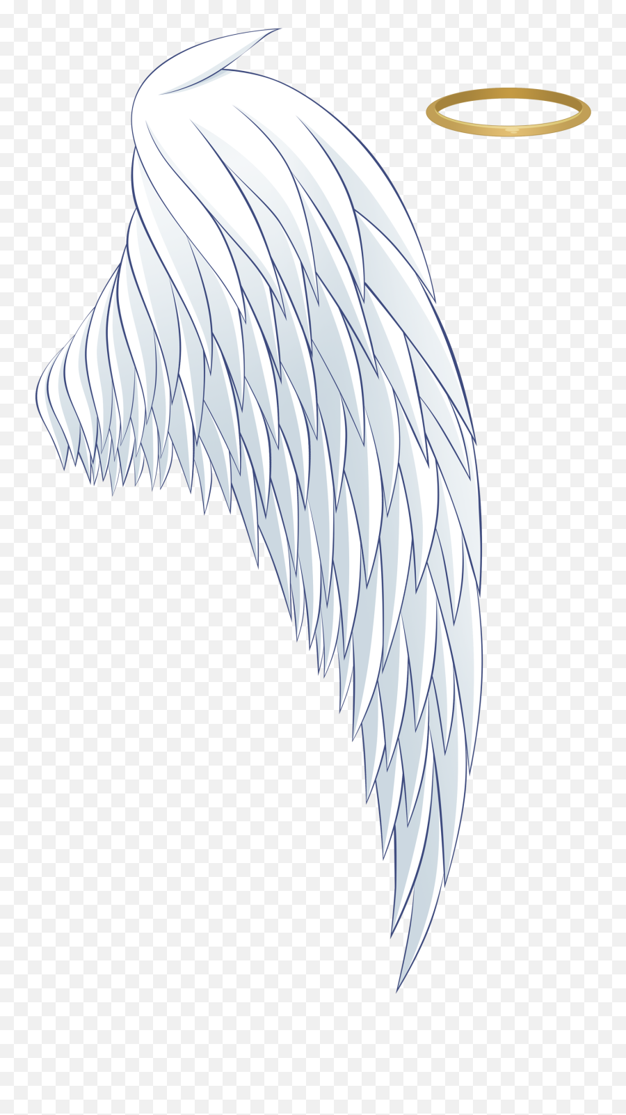 Angel Wing Aureola White Wings Halo Hq - Halo Angel Wings Png,Angel Halo Transparent Background