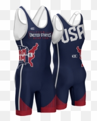 Full - Back Singlet Style Cliff Keen Athletic png