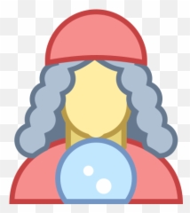 Fortune Teller Icon In Office Style - Hard png