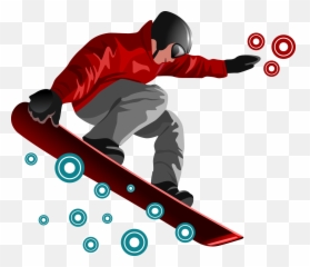 Snowboarding Jumping Png Transparent - Ski And