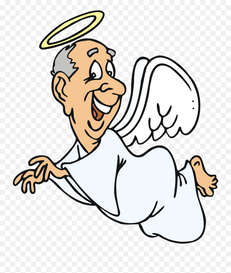 Angels Vector Cartoon 5 Clipart Angel - Angel Cartoon Gif Man Angel Clipart Png,Transparent Clip Art